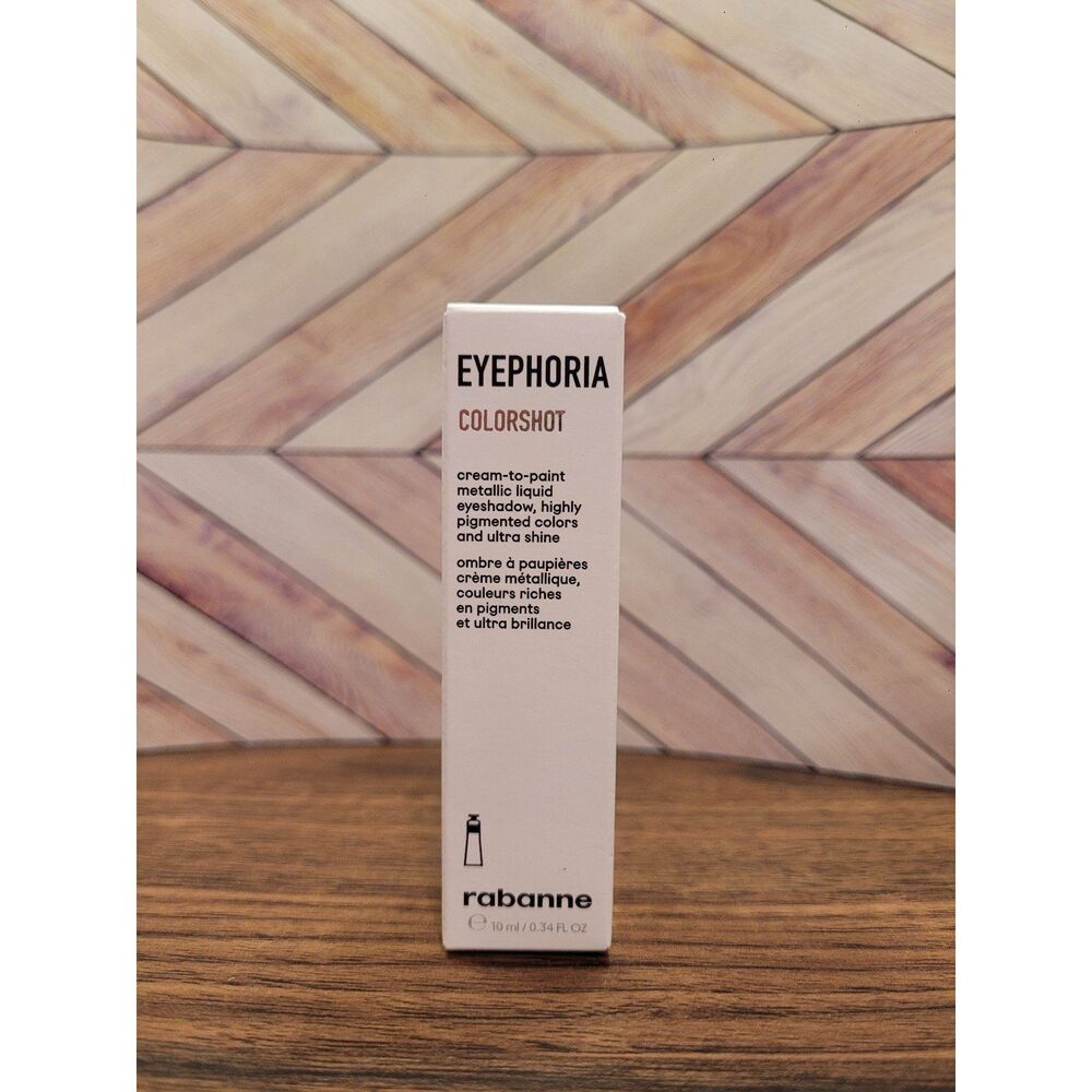 Rabanne Eyephoria Colorshot in Meteor Light. Retail $25